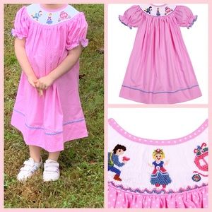 Smocked Bishop Dress- Prince and Princess